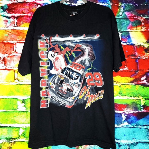 Vintage 20 Taz Kevin Harvick Nascar Tee 